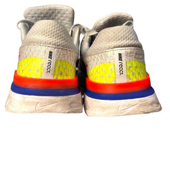 Nike React Infinity Run Flyknit 3 Platinum Racer Blue size 10 men's - Picture 6 of 6